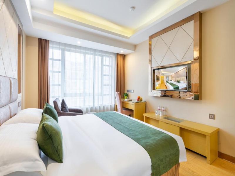 GreenTree Inn Zhejiang Jinhua Yiwu International Trade City Changchun Street Shell Hotel Exterior foto